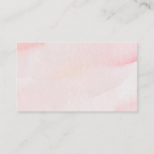 Waterverf roze strik lint baby shower luier Ra Informatiekaartje (Achterkant)