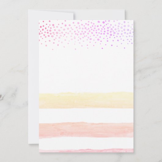 Waterverf Roze stripper 50 en Fabulous Birthday Kaart (Achterkant)