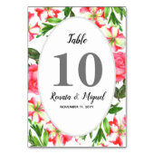 Waterverf Roze tuinbouwers, groot ontwerp Kaart (Achterkant)