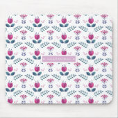 Waterverf Roze Tulip Muismat (Voorkant)