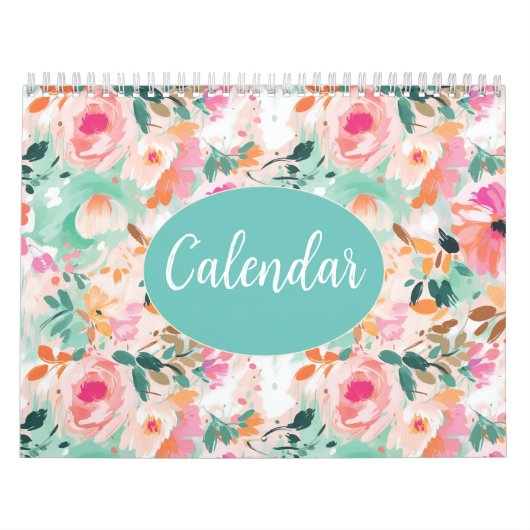 Waterverf Roze ventilator Kalender (Hoes)