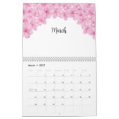 Waterverf Roze ventilator Kalender (Mar 2027)