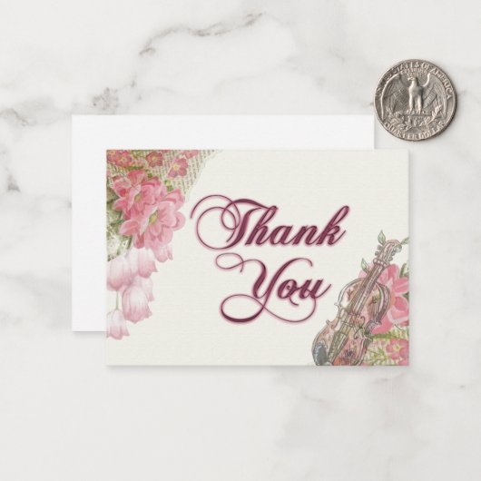 Waterverf Roze ventilator Notitiekaartje (Voorkant / Achterkant in situ)