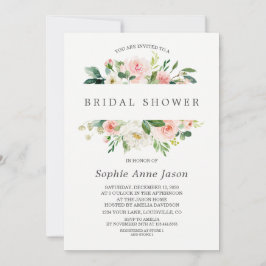 Waterverf Roze Vrijgezellenfeest Lijst Kaart