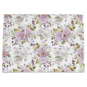 Waterverf Roze Wilde Bloem Bloemendesign Groot Cadeauzakje (Voorkant)