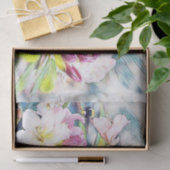 Waterverf roze witte azaleatbloem tissuepapier (Geschenk)