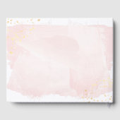 Waterverf Roze x Gold Bat Mitzvah Gastenboek (Achterkant)