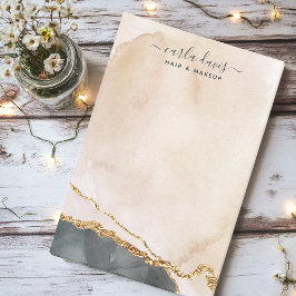 Waterverf Roze zwarte goudWaterverf Marble Salon Post-it® Notes