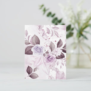 WATERVERF ROZEN 2 BRIEFKAART