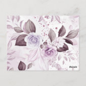 WATERVERF ROZEN 2 BRIEFKAART (Achterkant)