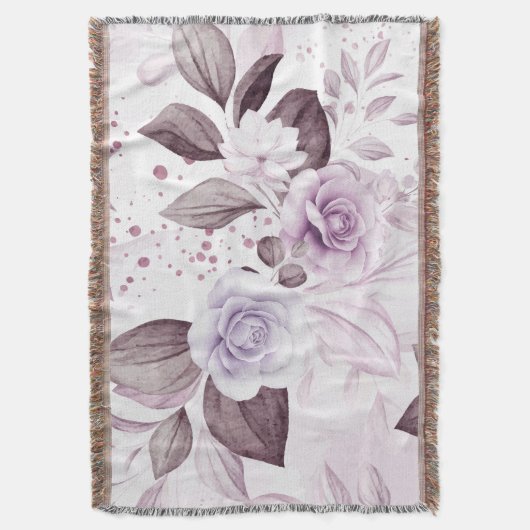 WATERVERF ROZEN 2 DEKEN (Voorkant Verticaal)