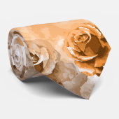 WATERVERF ROZEN 2 STROPDAS (Opgerold)