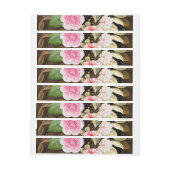 WATERVERF ROZEN 3 ADRESLABEL WIKKEL (Vel)