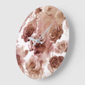 WATERVERF ROZEN 3 GROTE KLOK (Hoek)