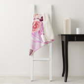 WATERVERF ROZEN 4 SHERPA DEKEN (In situ)