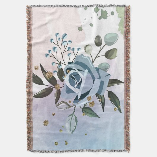 WATERVERF ROZEN 5 DEKEN (Voorkant Verticaal)