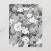 WATERVERF ROZEN 9 BRIEFKAART (Voorkant / Achterkant)