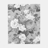 WATERVERF ROZEN 9 FLEECE DEKEN (Voorkant)