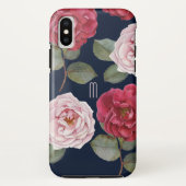 Waterverf Rozen Apple Tough iPhone X Hoesje (Achterkant)