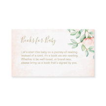 Waterverf Rozen Baby shower Boek aanvragen