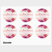 Waterverf Rozen Baby shower Sticker (Vel)