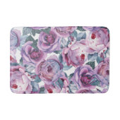 Waterverf rozen badmat florhome decor (Voorkant)
