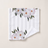 Waterverf Rozen Ballerina Floral Design Bad Handdoek (Wasdoekje)