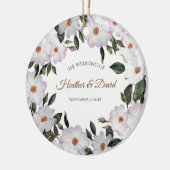 Waterverf Rozen Ballerina Floral Design Keramisch Ornament (Links)