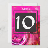 WATERVERF ROZEN Bat Mitzvah Table Kaart (Achterkant)