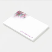 Waterverf Rozen Bloemen Bloemen Bloemen Kleurrijke Post-it® Notes (Schuin)