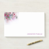 Waterverf Rozen Bloemen Bloemen Bloemen Kleurrijke Post-it® Notes (Op bureau)