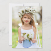 Waterverf Rozen bloemen eerste communityfoto Kaart (Achterkant)