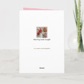 Waterverf Rozen Bloemen Gelukkige Verjaardag Kaart (Achterkant)