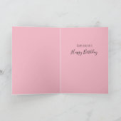 Waterverf Rozen Bloemen Gelukkige Verjaardag Kaart (Binnen)