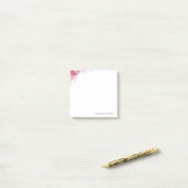 Waterverf Rozen bloemen legante Sjabloon Moderne Post-it® Notes (Op bureau)