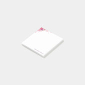 Waterverf Rozen bloemen legante Sjabloon Moderne Post-it® Notes (Schuin)