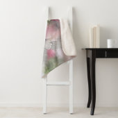 Waterverf Rozen bloemen Moderne Sjabloon Sherpa Deken (In situ)