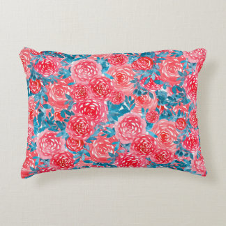 Waterverf Rozen Bloemen Tapestry Accent Kussen