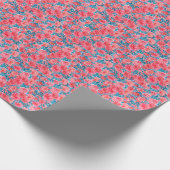 Waterverf Rozen Bloemen Tapestry Cadeaupapier (Hoek)