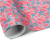 Waterverf Rozen Bloemen Tapestry Cadeaupapier (Rol Hoek)