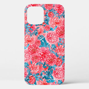 Waterverf Rozen Bloemen Tapestry Case-Mate iPhone Case