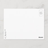 Waterverf rozen briefkaart (Achterkant)