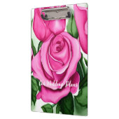 Waterverf Rozen bruiloft Klembord (Links)