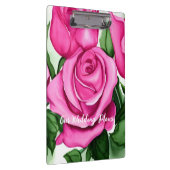 Waterverf Rozen bruiloft Klembord (Rechts)