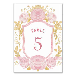 Waterverf Rozen Crest Kaart