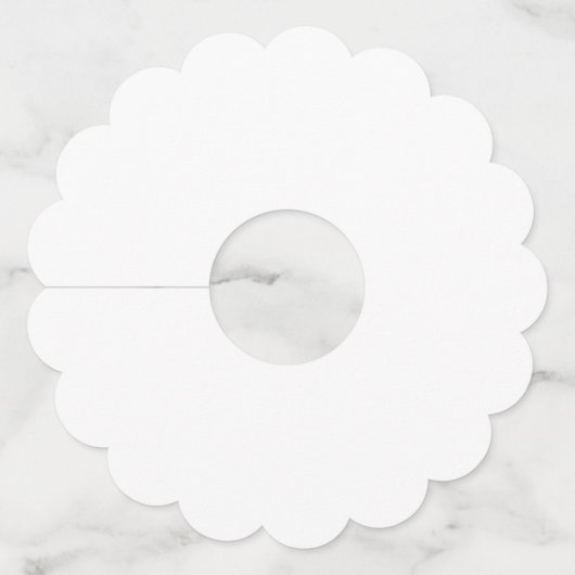 Waterverf Rozen Elegance Wedding Wine Label (Achterkant)