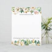 Waterverf Rozen en epileermachines (Staand voorkant)