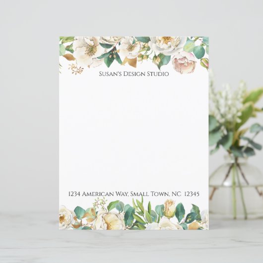 Waterverf Rozen en epileermachines (Staand voorkant)