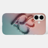 Waterverf Rozen en harten Case-Mate iPhone Case (Achterkant (horizontaal))