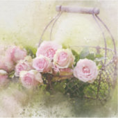 waterverf-rozen-en-mand sticker (Voorkant)